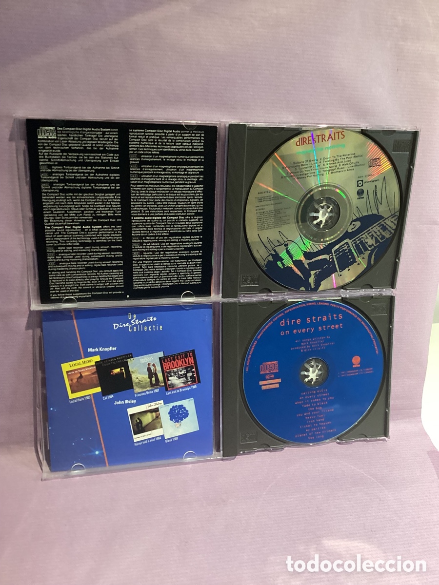 CDs de m&uacute;sica: Lote 2 Discos - Dire Straits - Foto 3