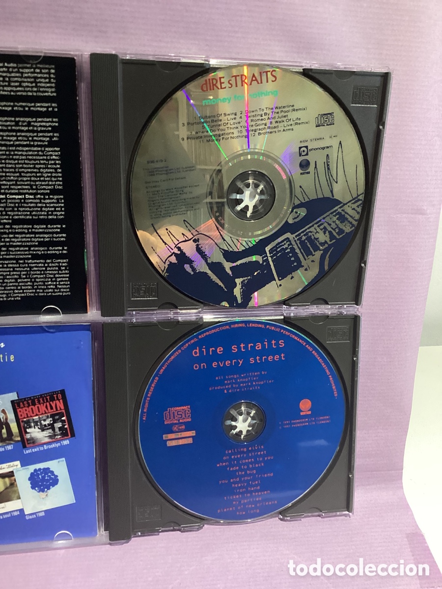 CDs de m&uacute;sica: Lote 2 Discos - Dire Straits - Foto 4