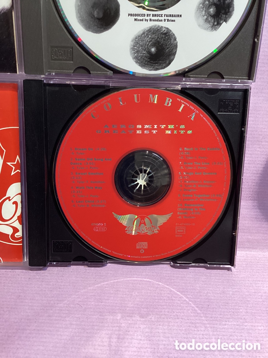 CDs de m&uacute;sica: Lote 2 Discos - Aerosmith - Foto 2