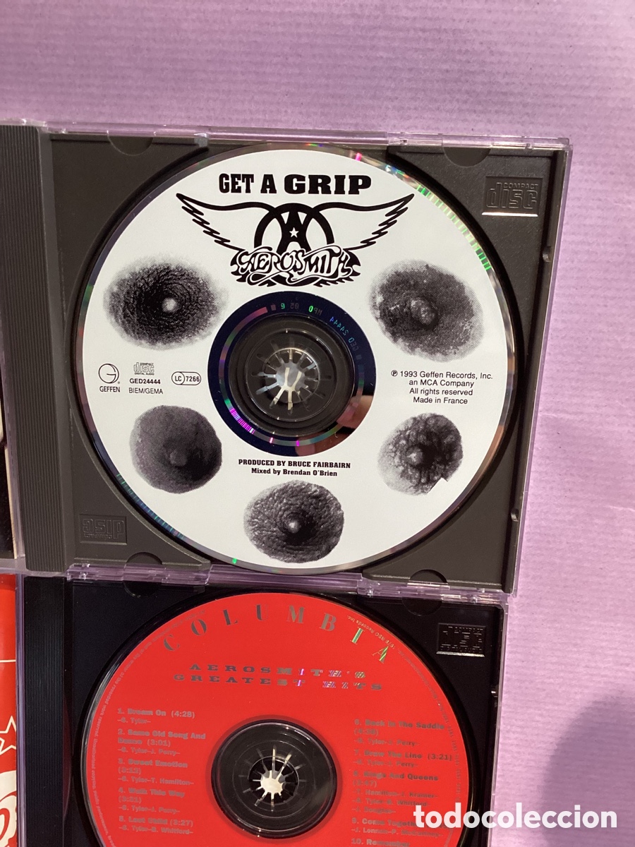 CDs de m&uacute;sica: Lote 2 Discos - Aerosmith - Foto 3