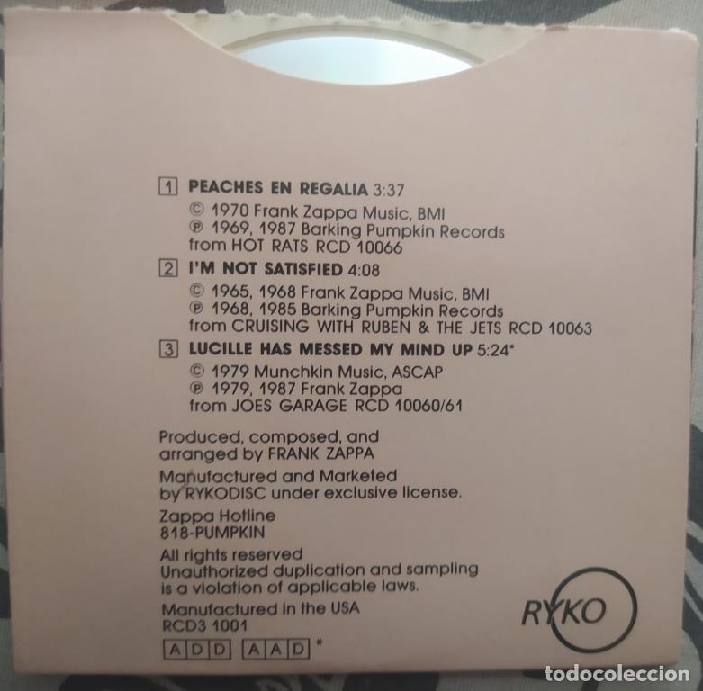 CDs de m&uacute;sica: FRANK ZAPPA Peaches en Regalia - Foto 2