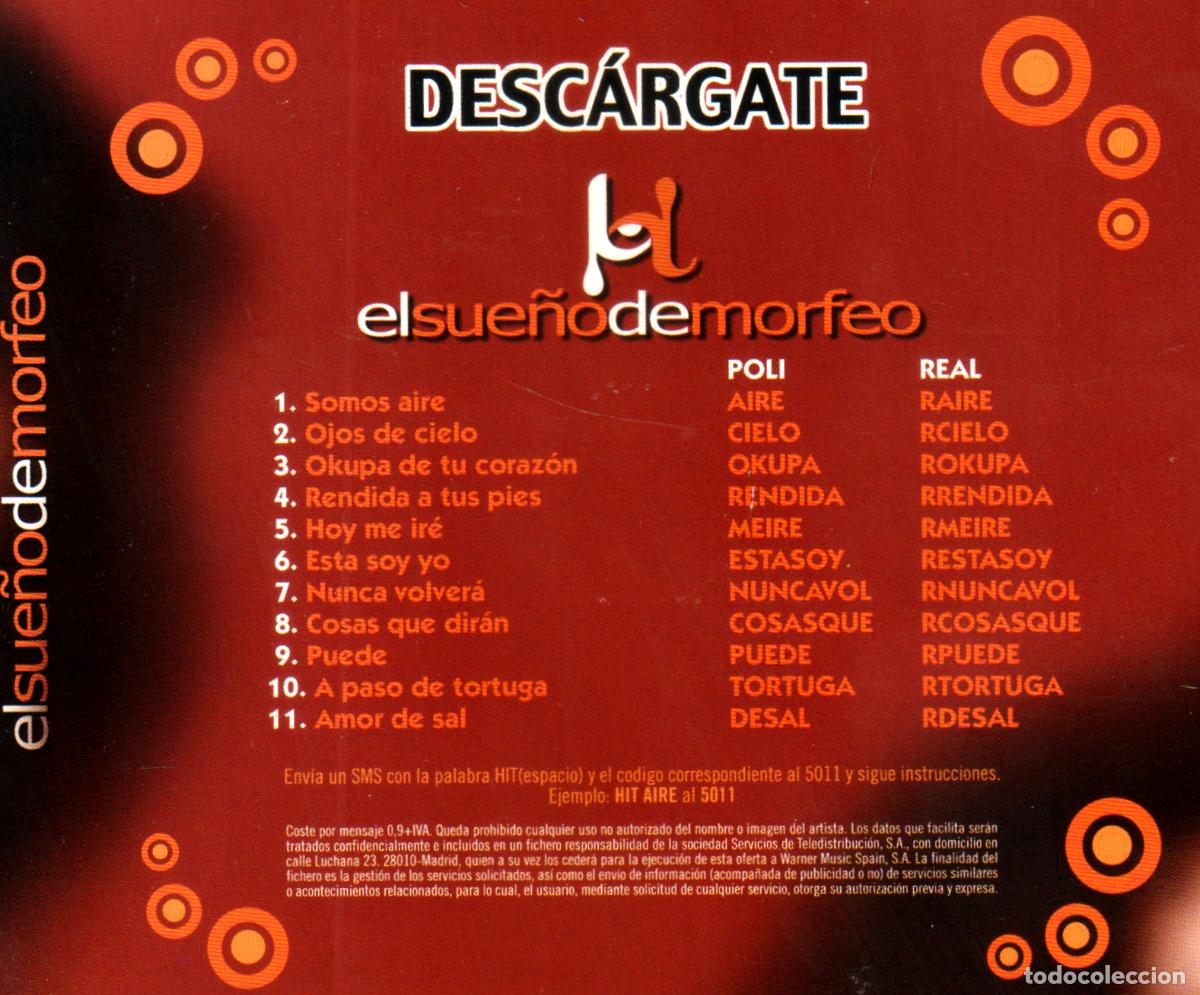 CDs de m&uacute;sica: EL SUE&Ntilde;O DE MORFEO. EL SUE&Ntilde;O DE MORFEO. CD. - Foto 2