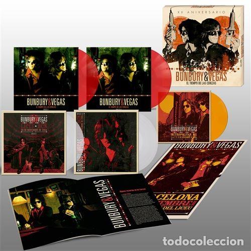 CDs de m&uacute;sica: BUNBURY Y VEGA-Box Set El tiempo de las cerezas 5 VINILOS -PRE ORDER 13-11-26