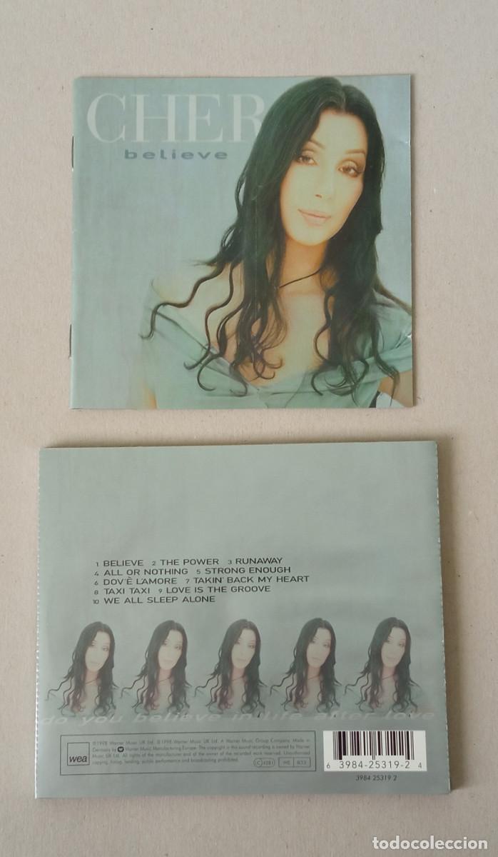 CD de M&uacute;sica: Car&aacute;tula CD Cher - Believe