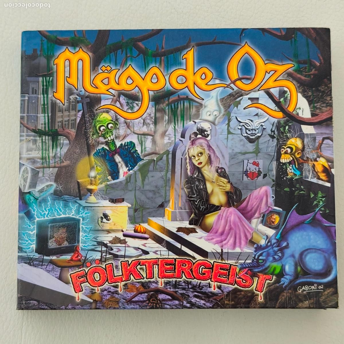 CDs de m&uacute;sica: MAGO DE OZ-FOLKTERGEIST- PRIMERA EDICION 2002 BOX SET 2 CD VER FOTOS