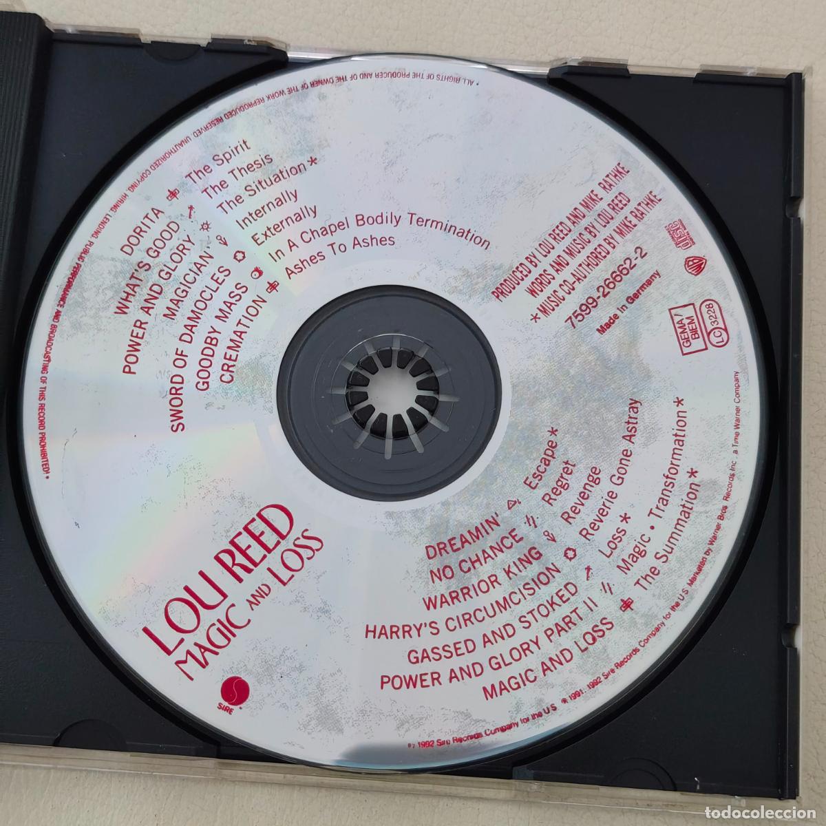 CDs de m&uacute;sica: LOU REED (CD) MAGIC AND LOSS A&Ntilde;O &ndash; 1992 - Foto 3