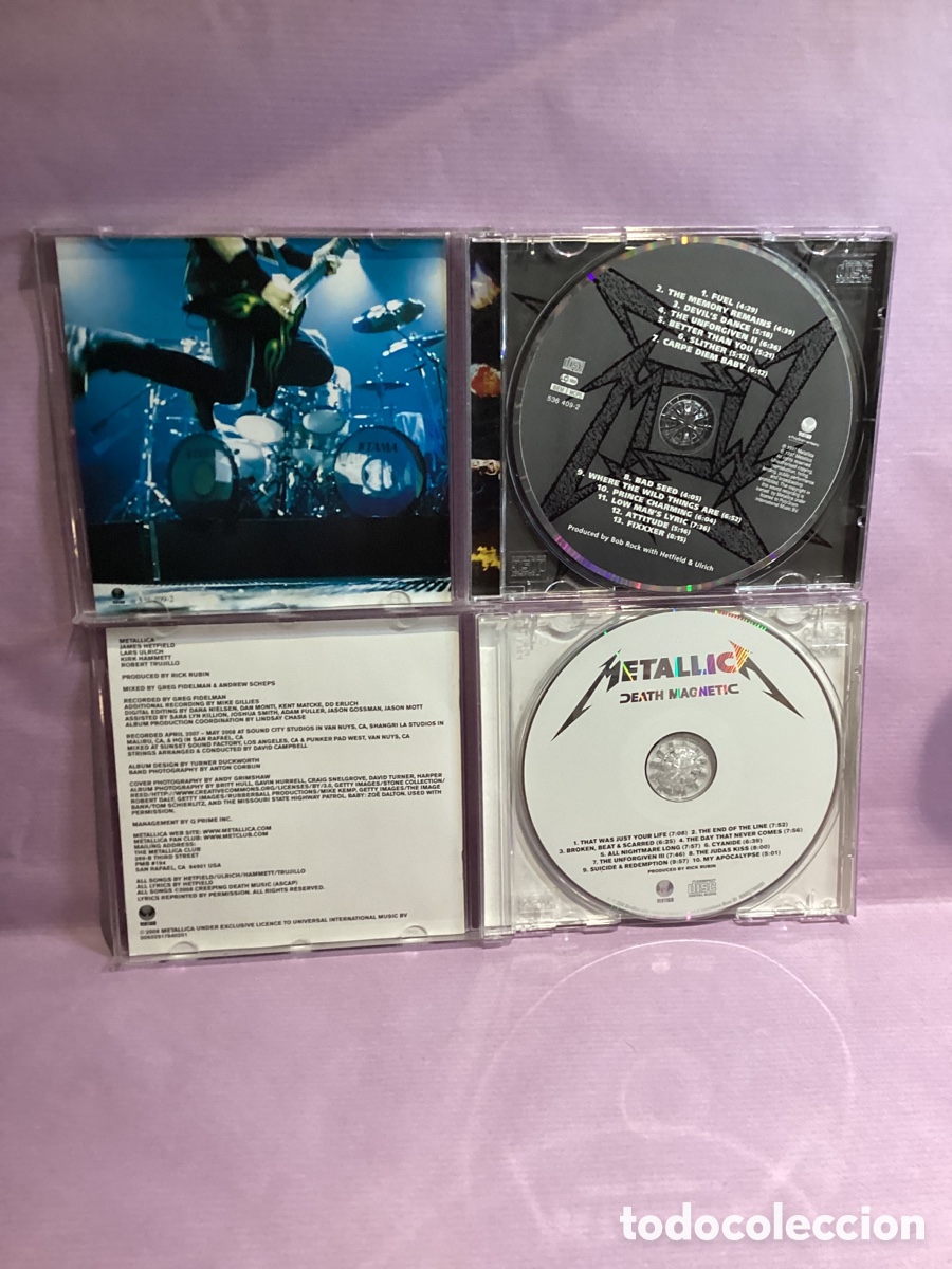 CDs de m&uacute;sica: Lote 2 Discos - Metallica - Foto 5