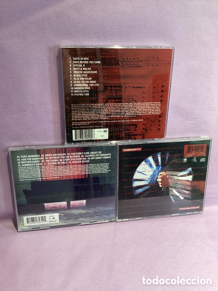 CDs de m&uacute;sica: Lote 3 Discos - Placebo - Foto 2