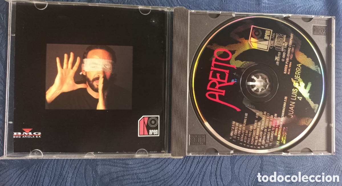 CDs de m&uacute;sica: JUAN LUIS GUERRA - AREITO - CD - Foto 2