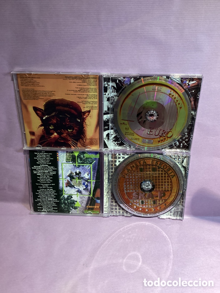 CDs de m&uacute;sica: Lote 2 Discos - Ska-p - Foto 4
