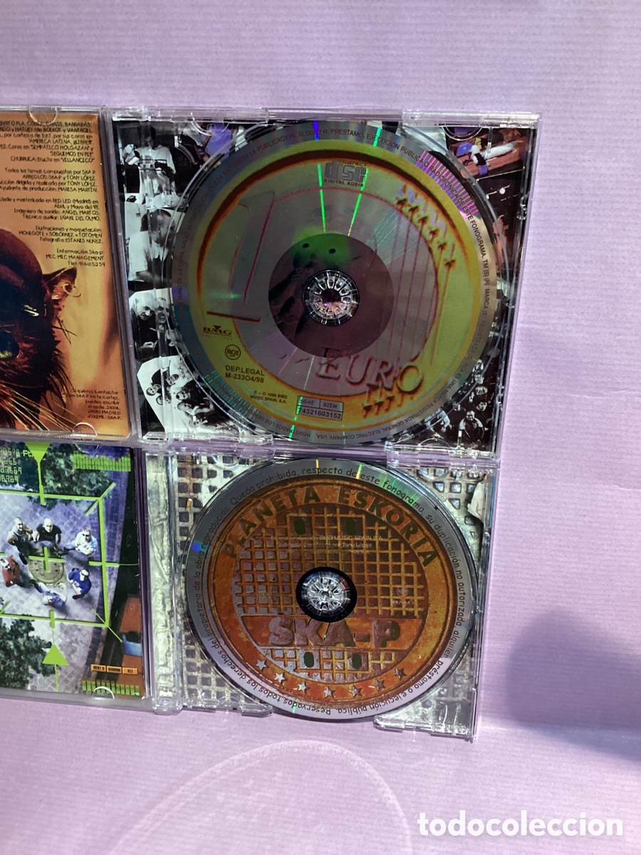 CDs de m&uacute;sica: Lote 2 Discos - Ska-p - Foto 5