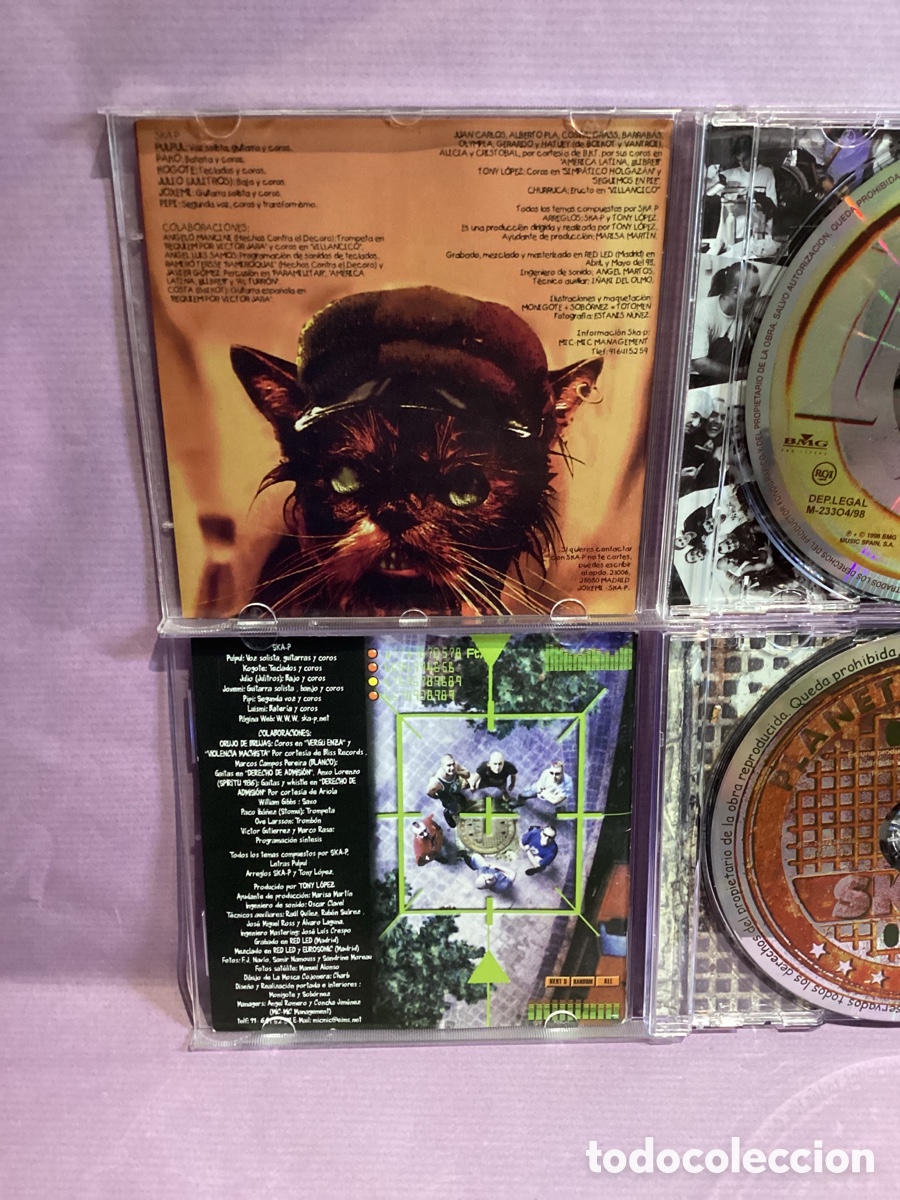 CDs de m&uacute;sica: Lote 2 Discos - Ska-p - Foto 6