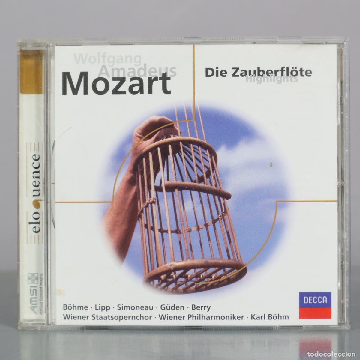 CDs de m&uacute;sica: CD. Die Zauberflote - Wolfgang Amadeus Mozart - B&ouml;hme, Lipp, Simoneau, G&uuml;den, Berry, Wiener