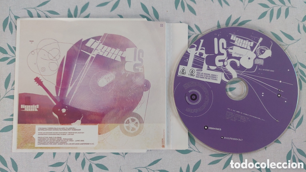 CDs de m&uacute;sica: LIQUID SUN CHANGES CD EP EL DIABLO 2002 CON NOTA DE PRENSA - Foto 2