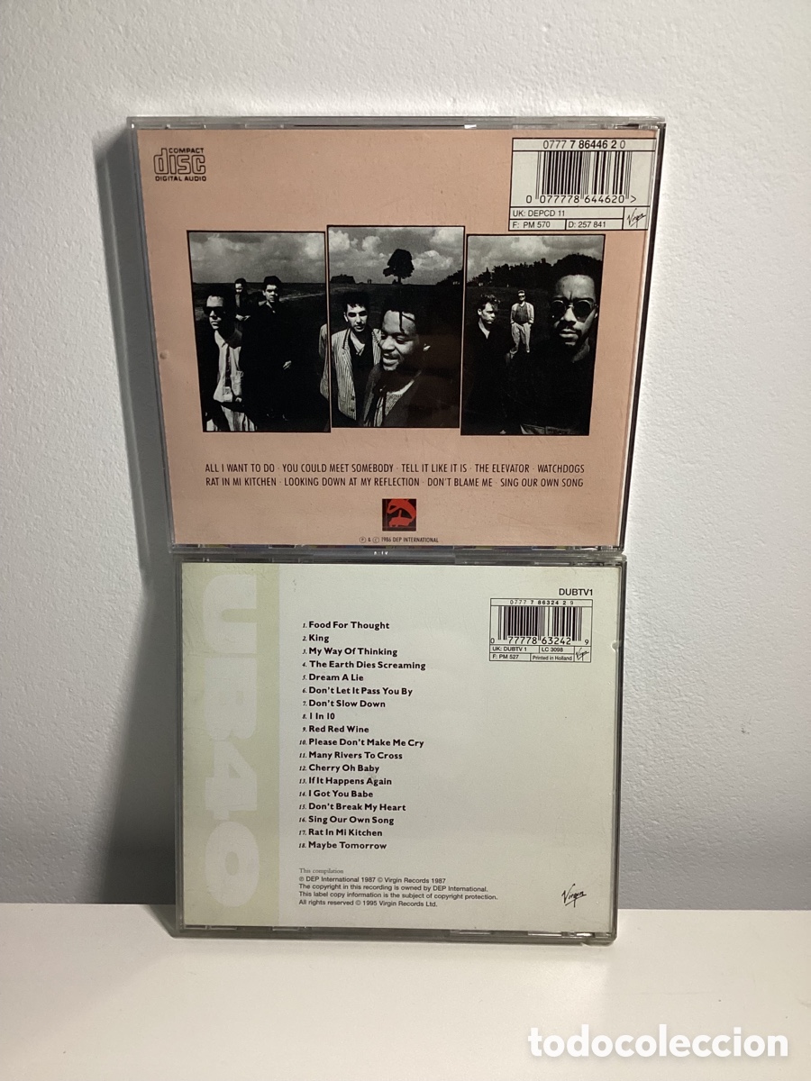 CDs de m&uacute;sica: Lote 2 Discos - Ub40 - Foto 2