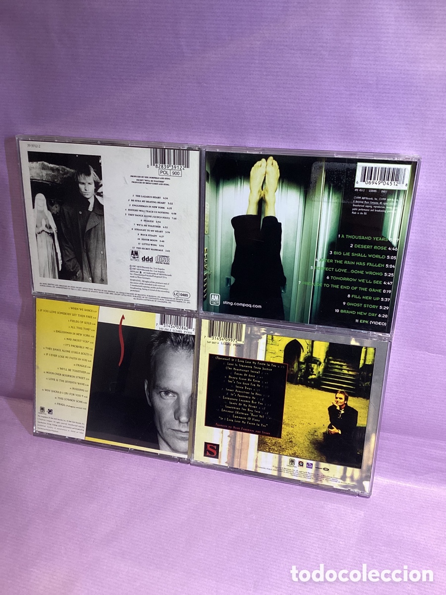 CDs de m&uacute;sica: Lote 4 Discos - Sting - Foto 2
