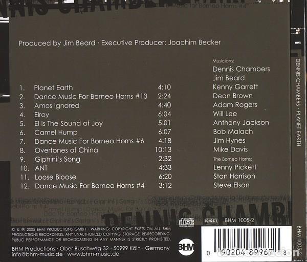 CDs de m&uacute;sica: Dennis Chambers &ndash; Planet Earth - Foto 2