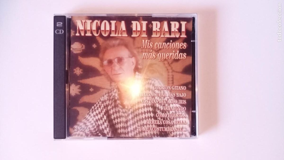 Music CDs: NICOLA DI BARI - MIS CANCIONES M&Aacute;S QUERIDAS - 2CD - 1996 DIVUCSA 32-144 - 2 x CD Compilation