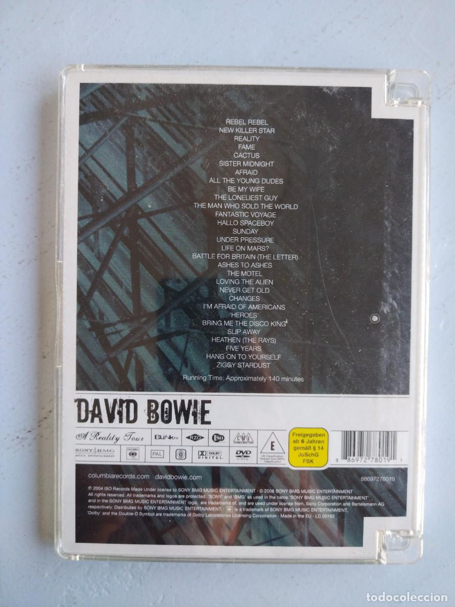 CDs de m&uacute;sica: DVD DAVID BOWIE A Reality Tour - Foto 3