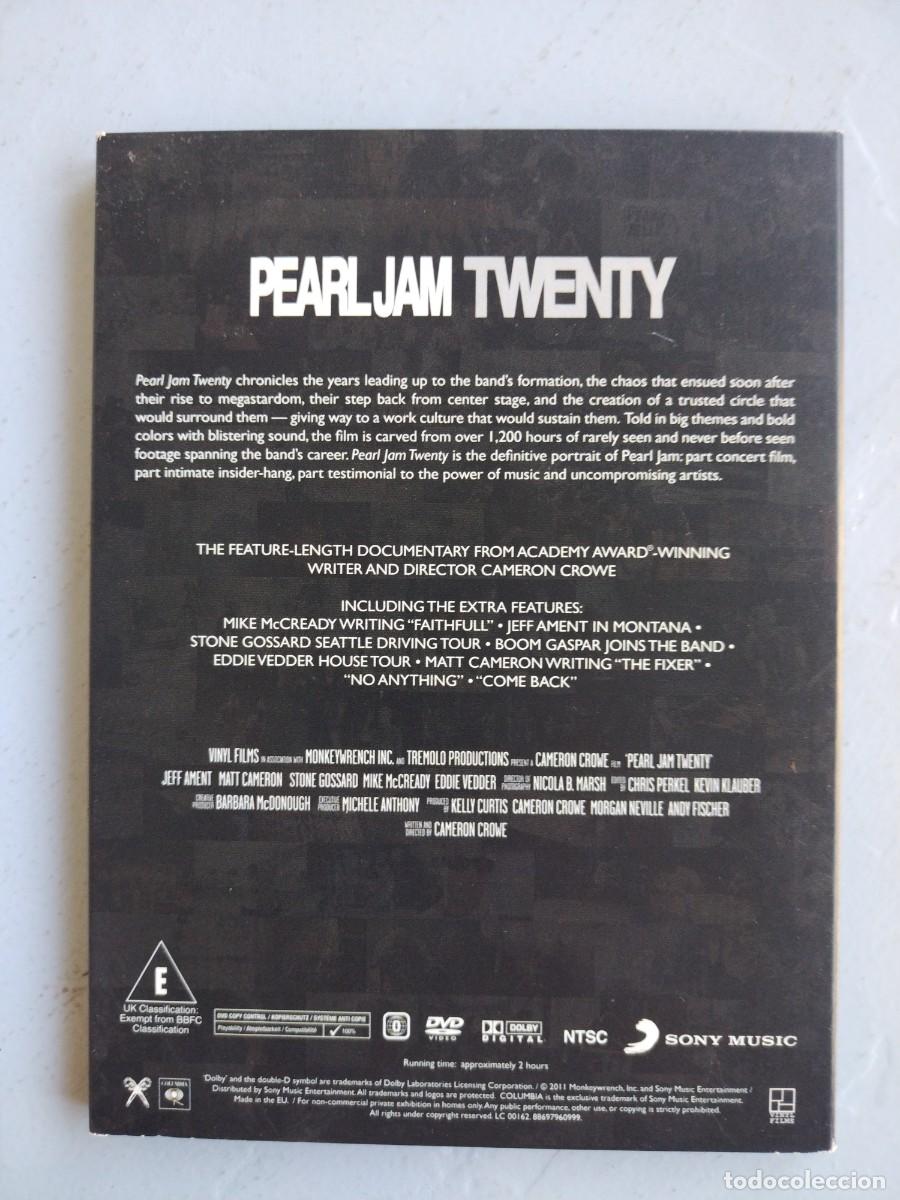 CDs de m&uacute;sica: DVD PEARL JAM TWENTY. 2011 - Foto 4