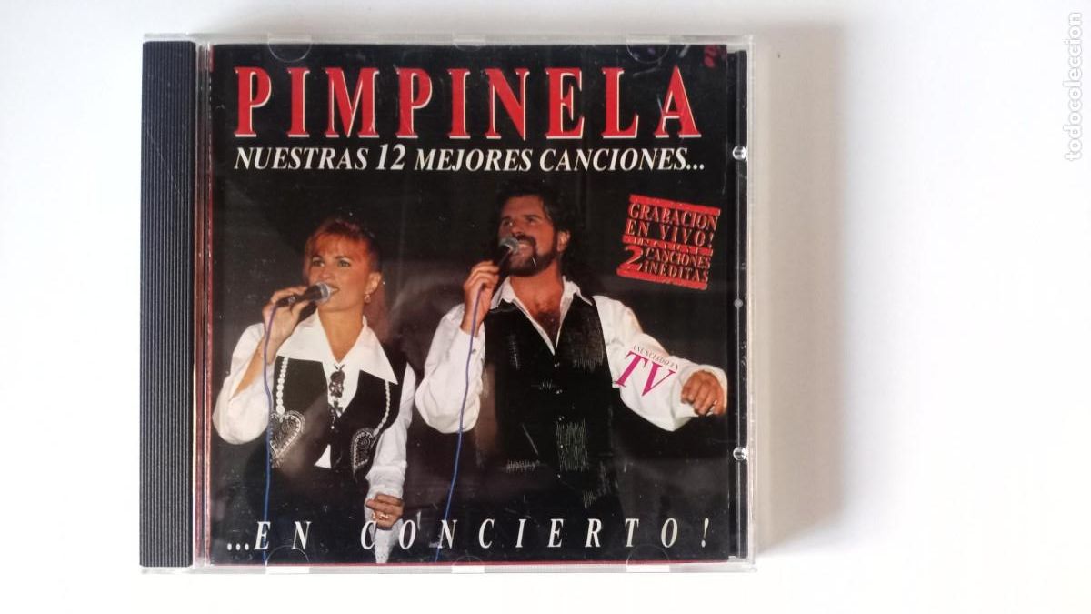 CD di Musica: PIMPINELA - NUESTRAS 12 MEJORES CANCIONES...EN CONCIERTO - CD POLYDOR 523 834-2