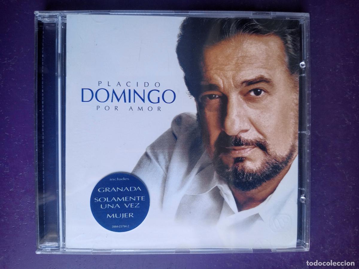 CD de M&uacute;sica: Placido Domingo &ndash; Por Amor - CD WEA 1998 - SIN USO - MELODICA ROMANTICA CLASICA