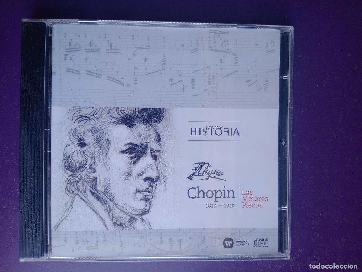 CD de M&uacute;sica: CHOPIN - LAS MEJORES PIEZAS - CD WARNER 2015 - SIN USO - CLASICA