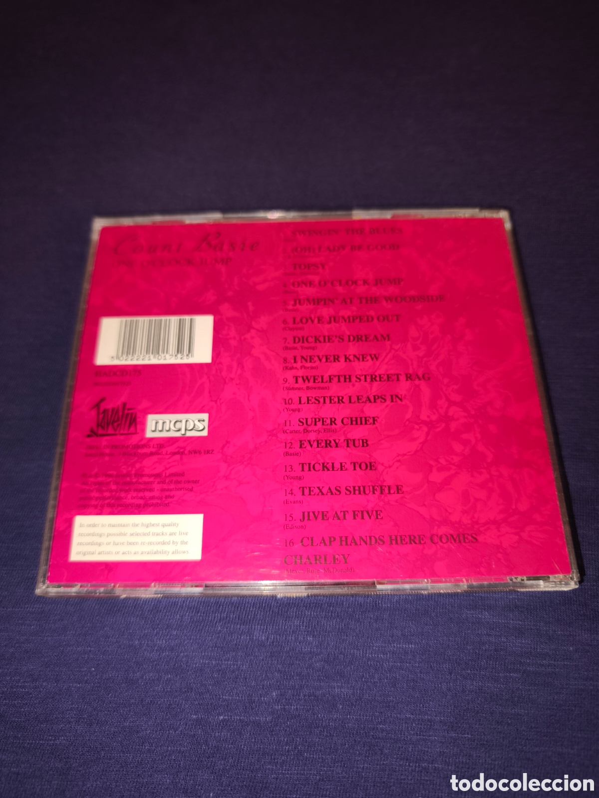 CDs de m&uacute;sica: Count Basie One oclock jump - Foto 2