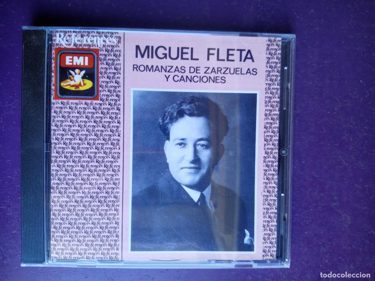 CD di Musica: MIGUEL FLETA - ROMANZAS DE ZARZUELA Y CANCIONES - CD EMI 1989 - SIN USO
