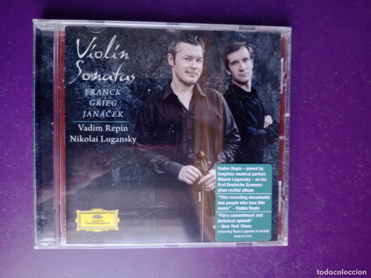 Musik-CDs: Franck, Grieg, Jan&aacute;ček - Vadim Repin, Nikolai Lugansky &ndash; Violin Sonatas - CD DEUTSCHE 2010 - SIN USO