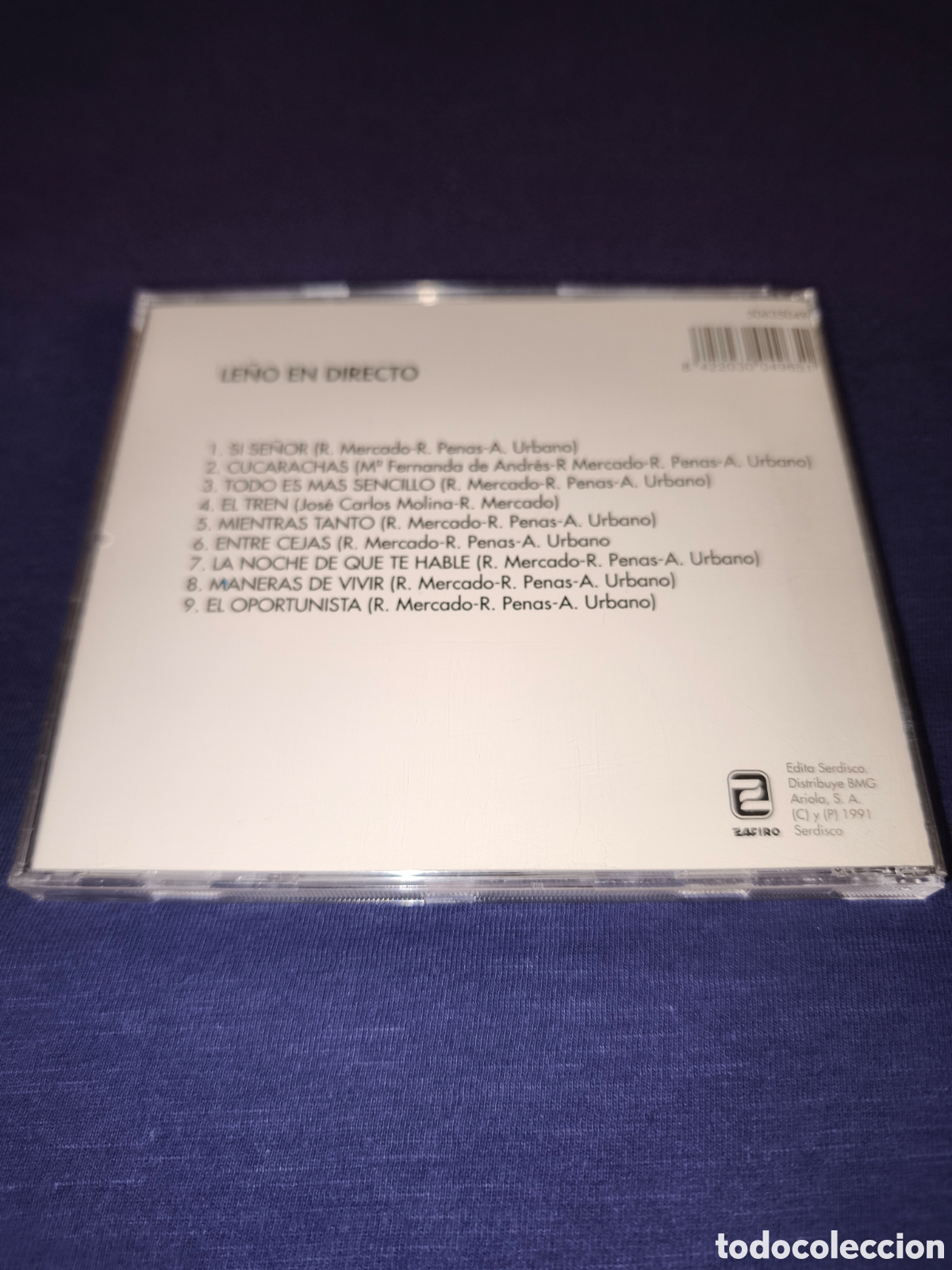 CDs de m&uacute;sica: Le&ntilde;o Directo CD Rock - Foto 2