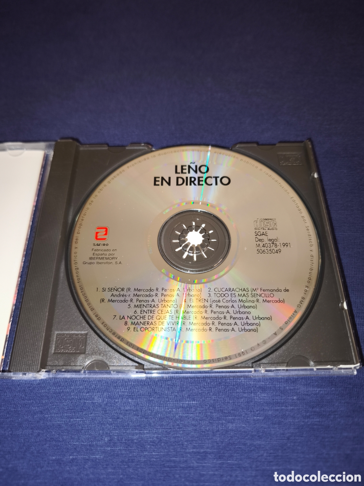 CDs de m&uacute;sica: Le&ntilde;o Directo CD Rock - Foto 3