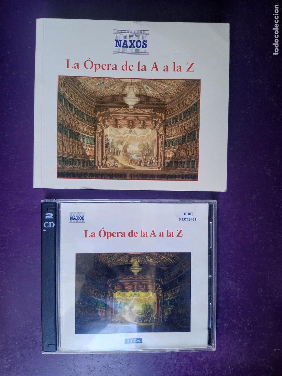 CDs de m&uacute;sica: LA OPERA DE LA A A LA Z - DOBLE CD NAXOS 2000 + LIBRO 750 PAGINAS - HANDEL, MOZART, ROSSINI, VERDI,