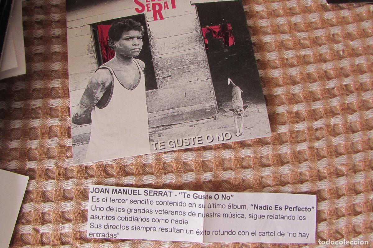 Music CDs: JOAN MANUEL SERRAT Te guste o no CD SINGLE