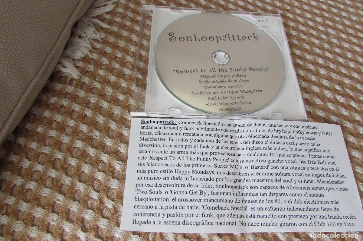 CDs de m&uacute;sica: SOULOOPATTACK RESPECT TO ALL THE FUNKY PEOPLE CDR SINGLE CADENA 100