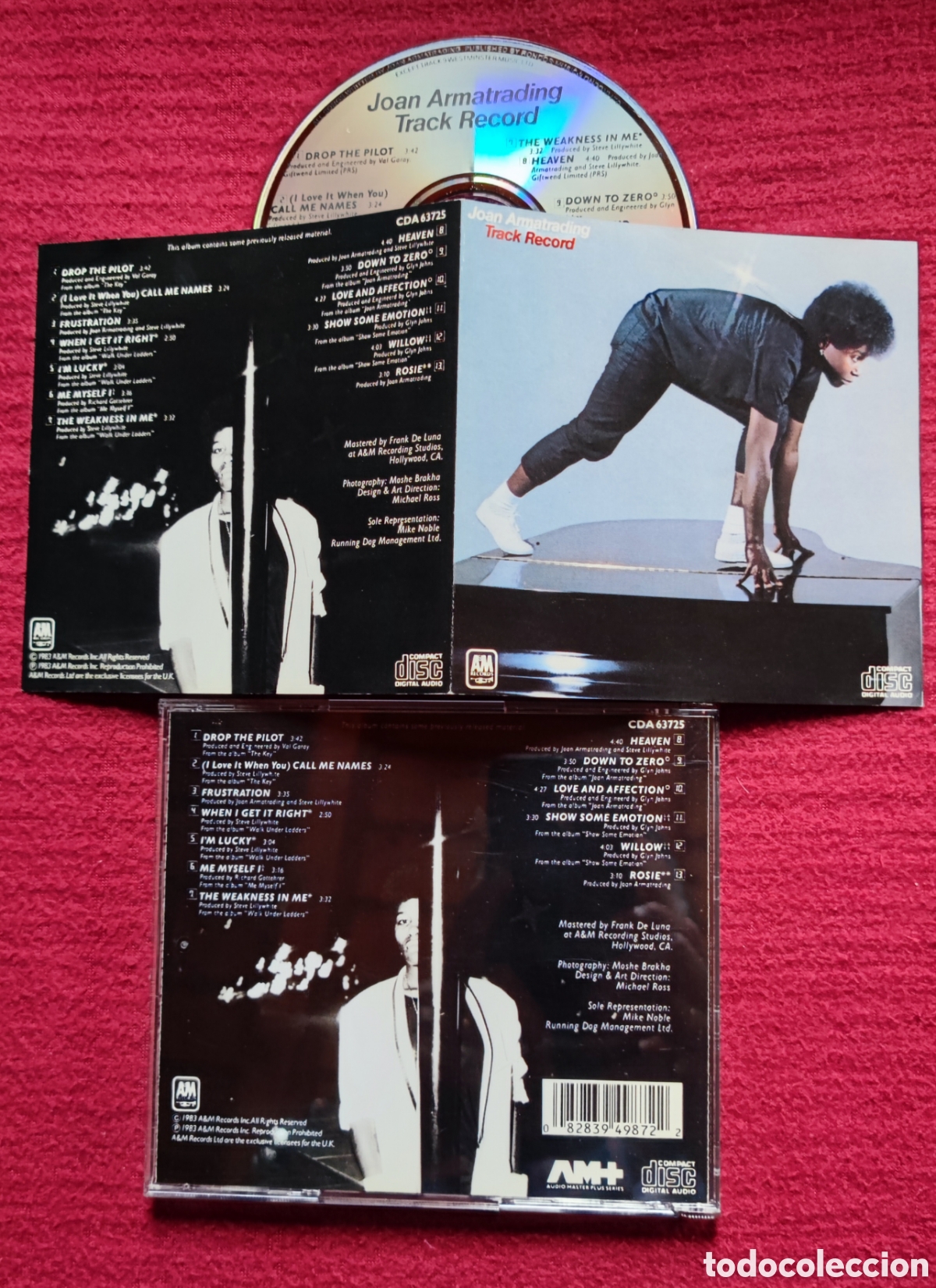CD di Musica: JOAN ARMATRADING: Track Record. Cd Edici&oacute;n Original 1983 A&M Records.