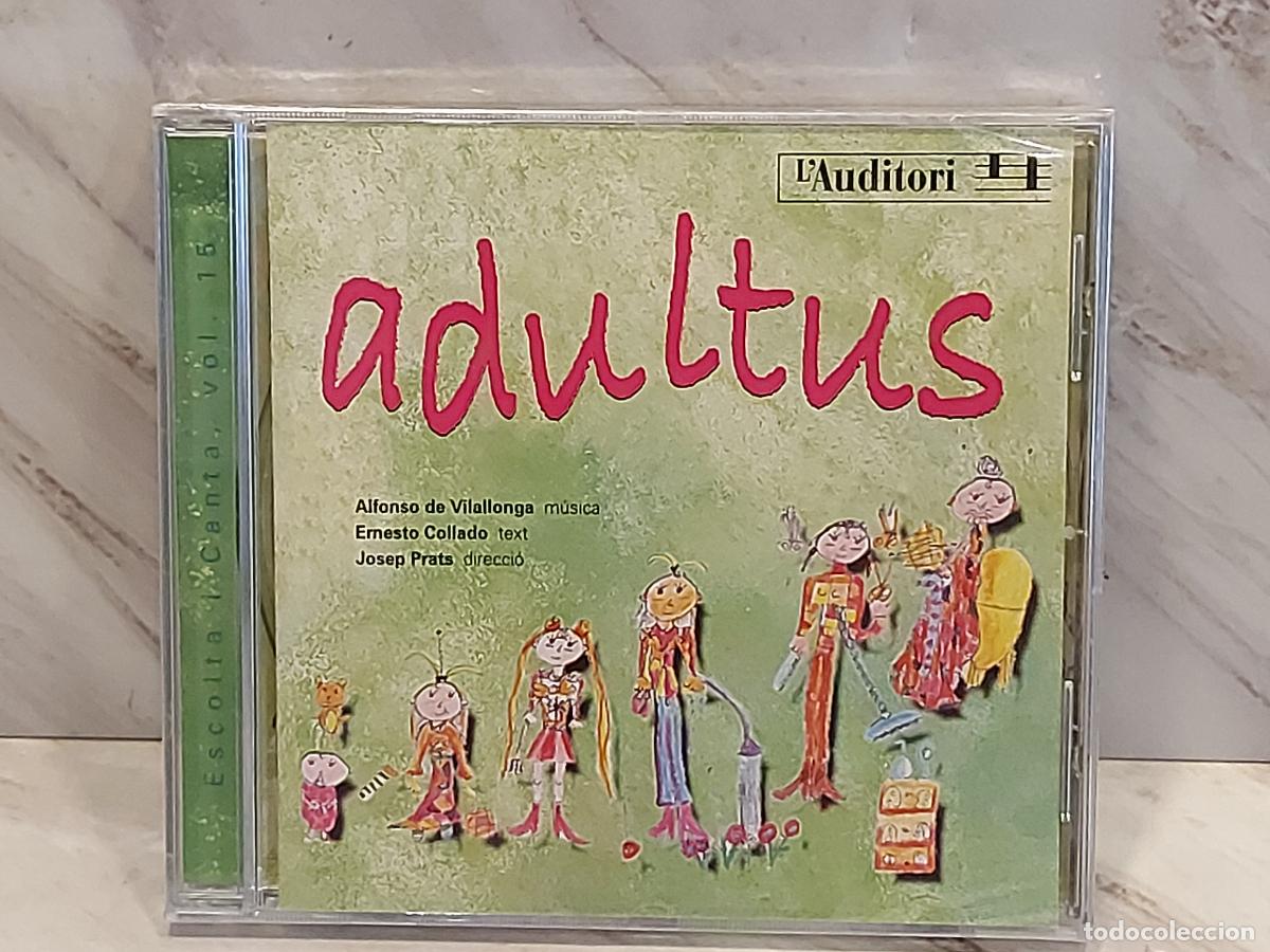 Music CDs: ADULTUS | ALFONSO DE VILALLONGA | ESCOLTA I CANTA VOL. 15 | CD | L'AUDITORI | PRECINTADO