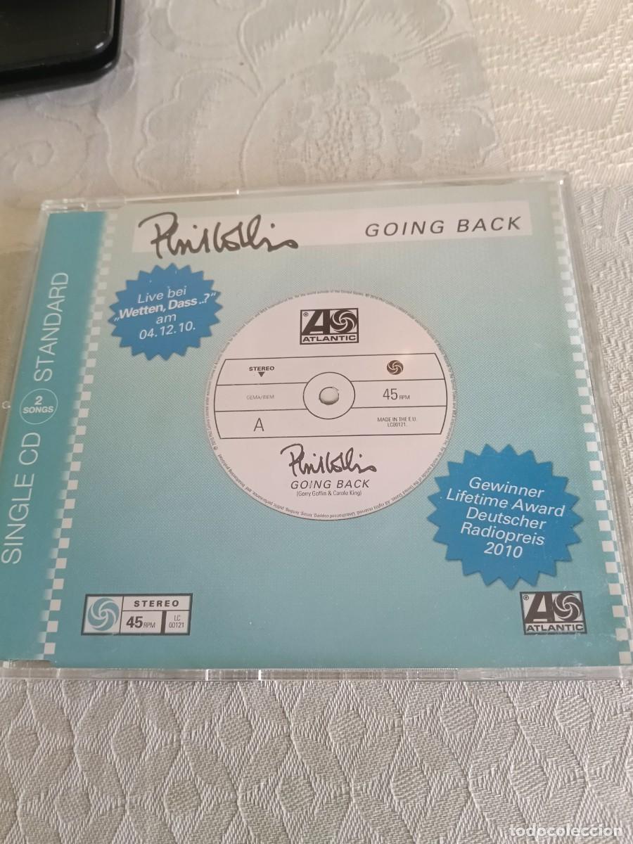 CDs de m&uacute;sica: RAR SINGLE CD. PHIL COLLINS. GOING BACK. 2 TRACKS - Foto 1