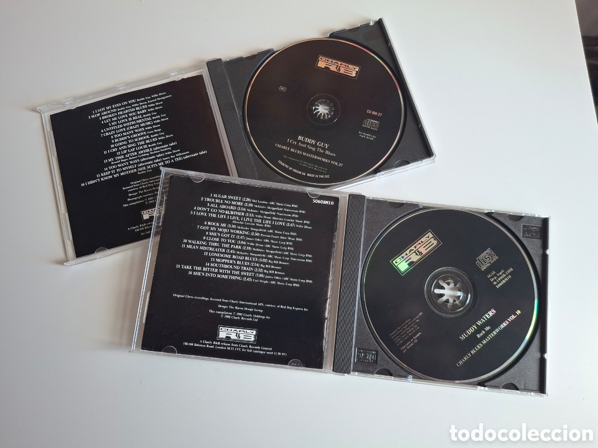CDs de m&uacute;sica: 2 CD DE PURO BLUES. BUDDY GUY Y MUDDY WATERS - Foto 3