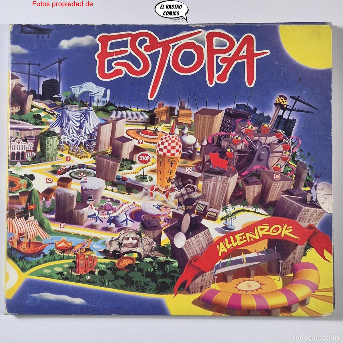 Music CDs: Estopa, Allenrok, CD Digipack, libreto p&oacute;ster, Sony 2008, muy buen estado