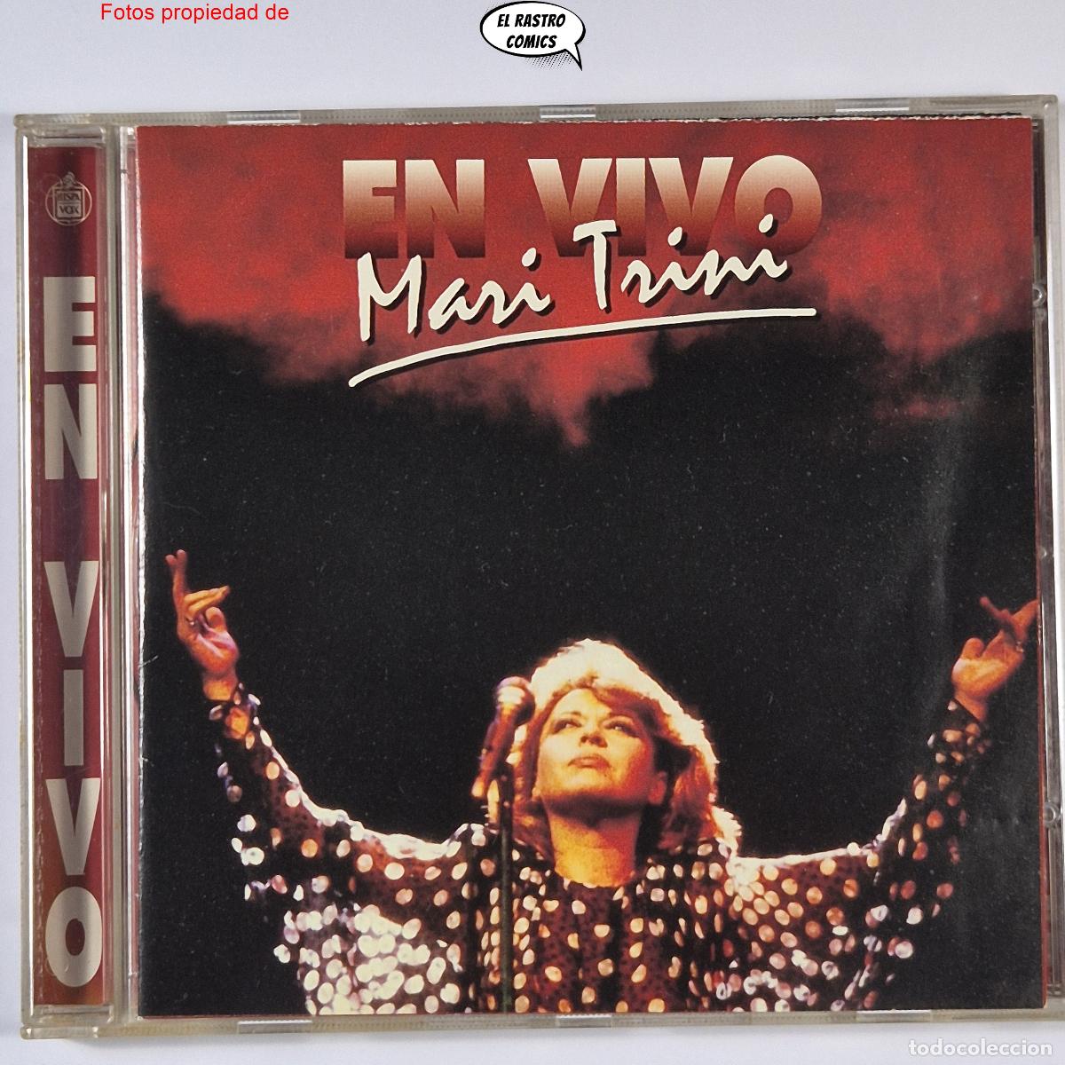 CDs de m&uacute;sica: Mari Trini, En Vivo, CD Hispavox 1996, excelente estado