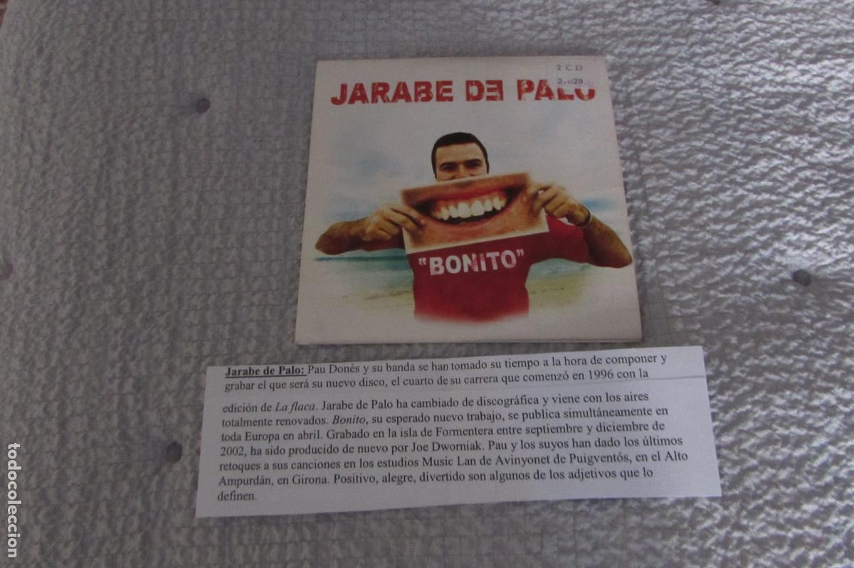 CDs de m&uacute;sica: JARABE DE PALO BONITO PROMO CD SINGLE CADENA 100
