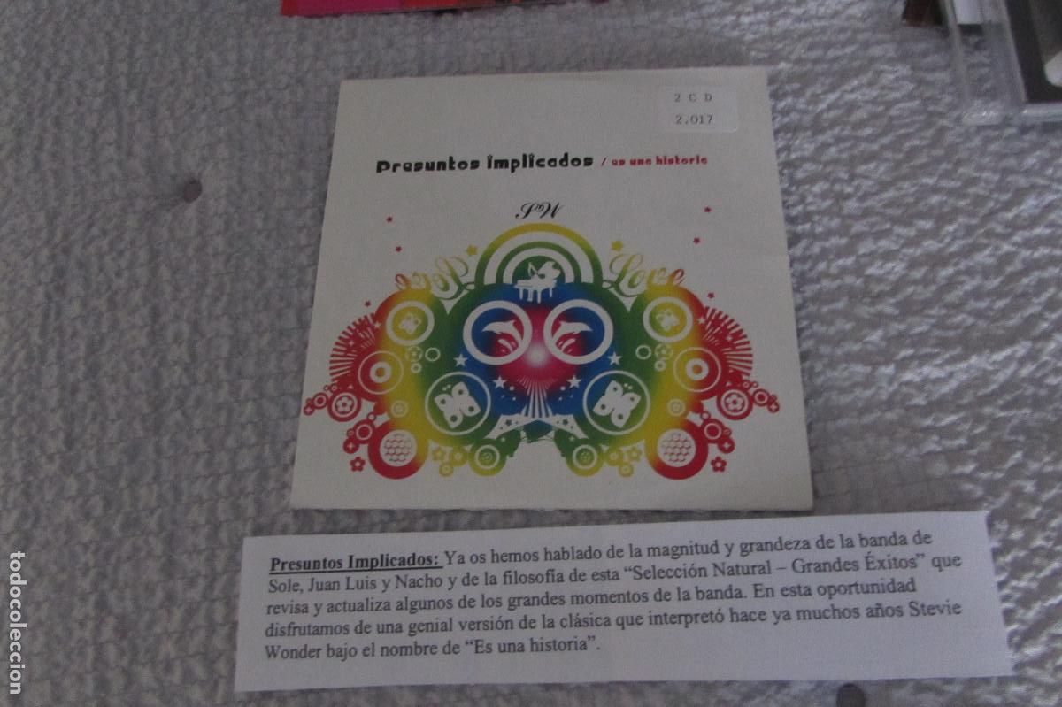 CD di Musica: PRESUNTOS IMPLICADOS - ES UNA HISTORIA - CD SINGLE CADENA 100