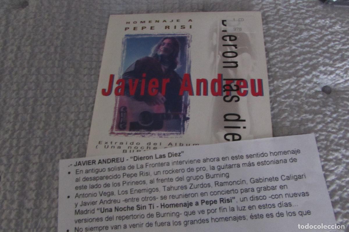 Music CDs: JAVIER ANDREU. DIERON LAS DIEZ. HOMENAJE A PEPE RISI CD CADENA 100