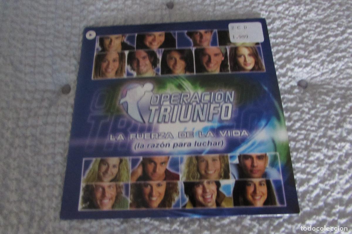Music CDs: OPERACION TRIUNFO La fuerza de la vida La razon para luchar CD SINGLE