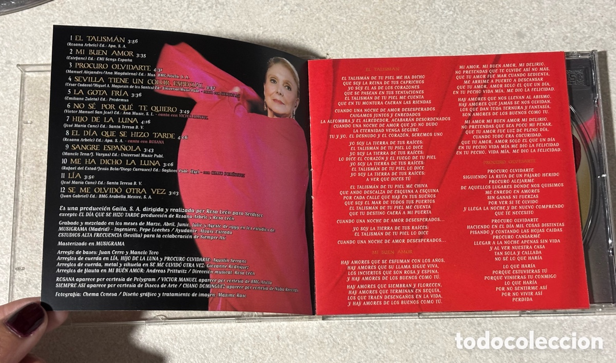 CDs de m&uacute;sica: Mar&iacute;a Dolores Pradera As de Corazones CD - Foto 6
