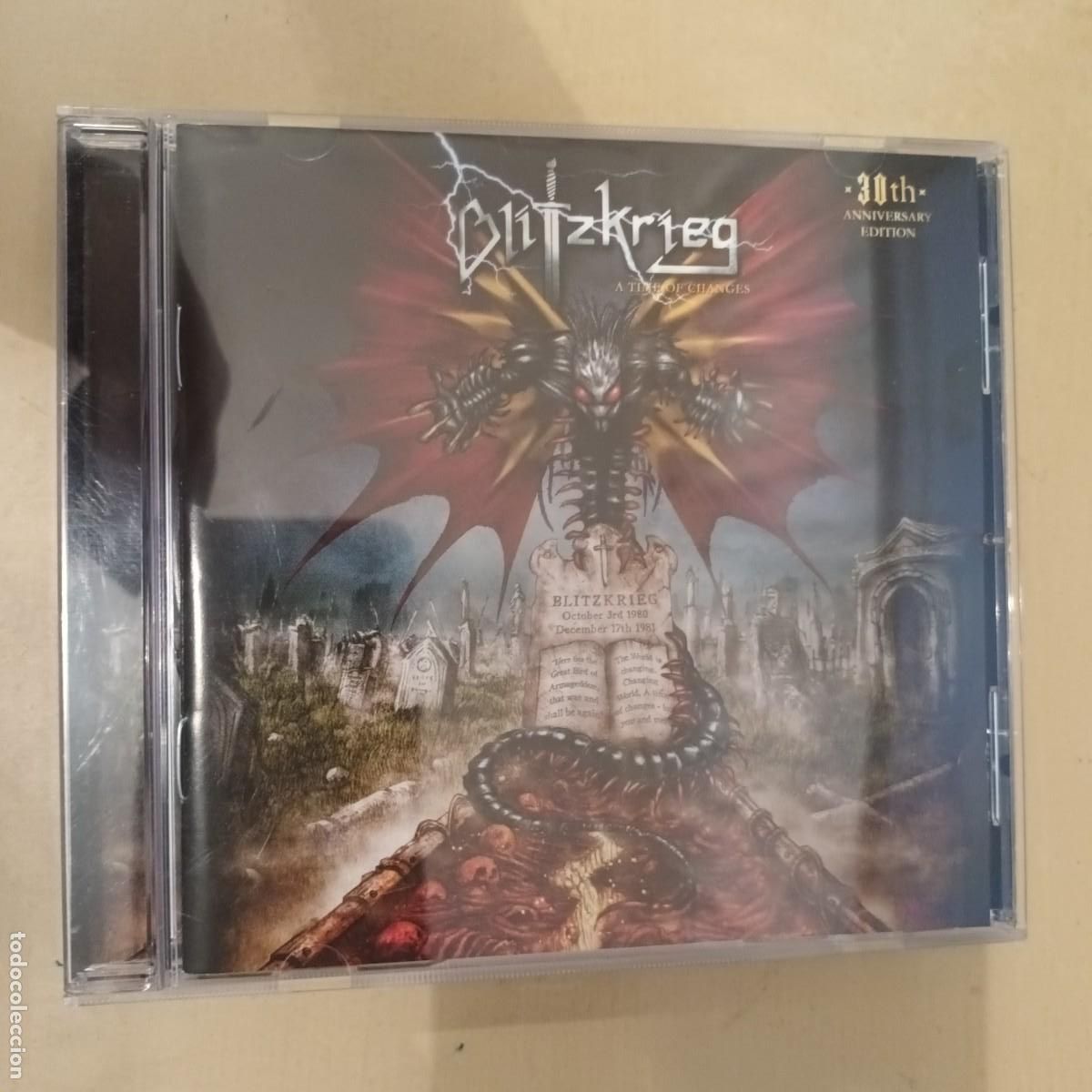 CDs de Musique: Blitzkrieg , A Time of Changes : 30th Annivrsary. CD 2015 Uk Impecable. Muy dificil. Heavy Metal