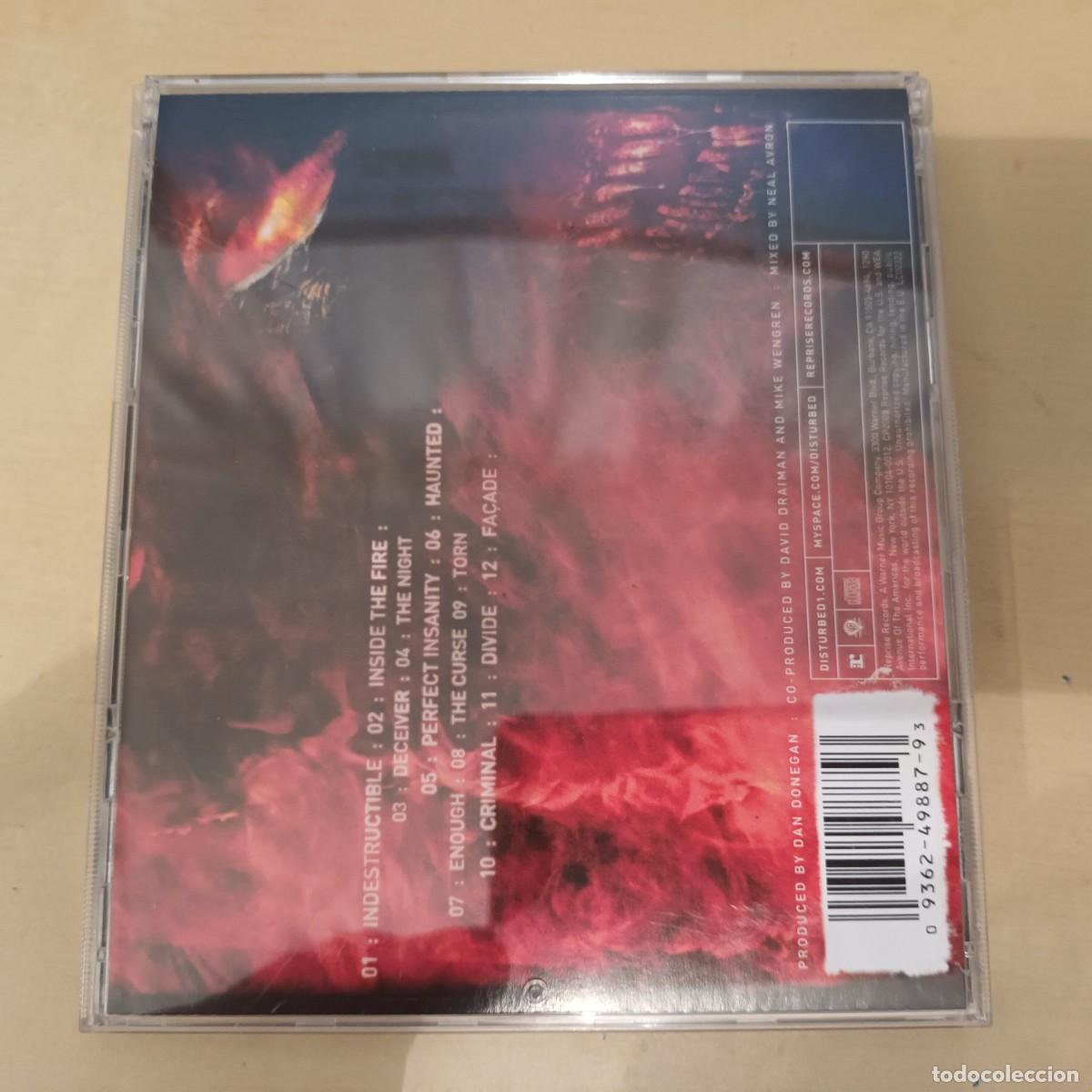 CDs de m&uacute;sica: Disturbed , Indestructible , CD 2008 estado impecable. Heavy Metal - Foto 2
