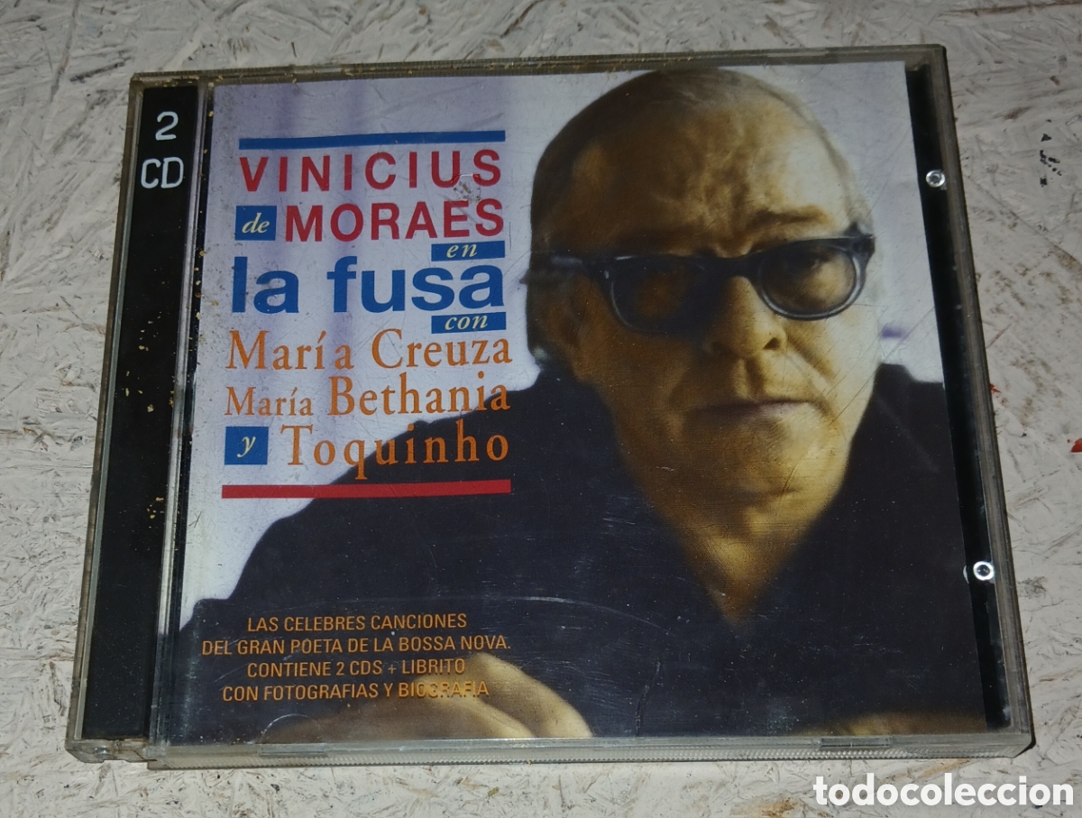 CD de M&uacute;sica: CD Doble Vin&iacute;cius de Moraes en La Fusa con Mar&iacute;a Creuza, Mar&iacute;a Bethania y Toquinho (2 CDs + Librito)