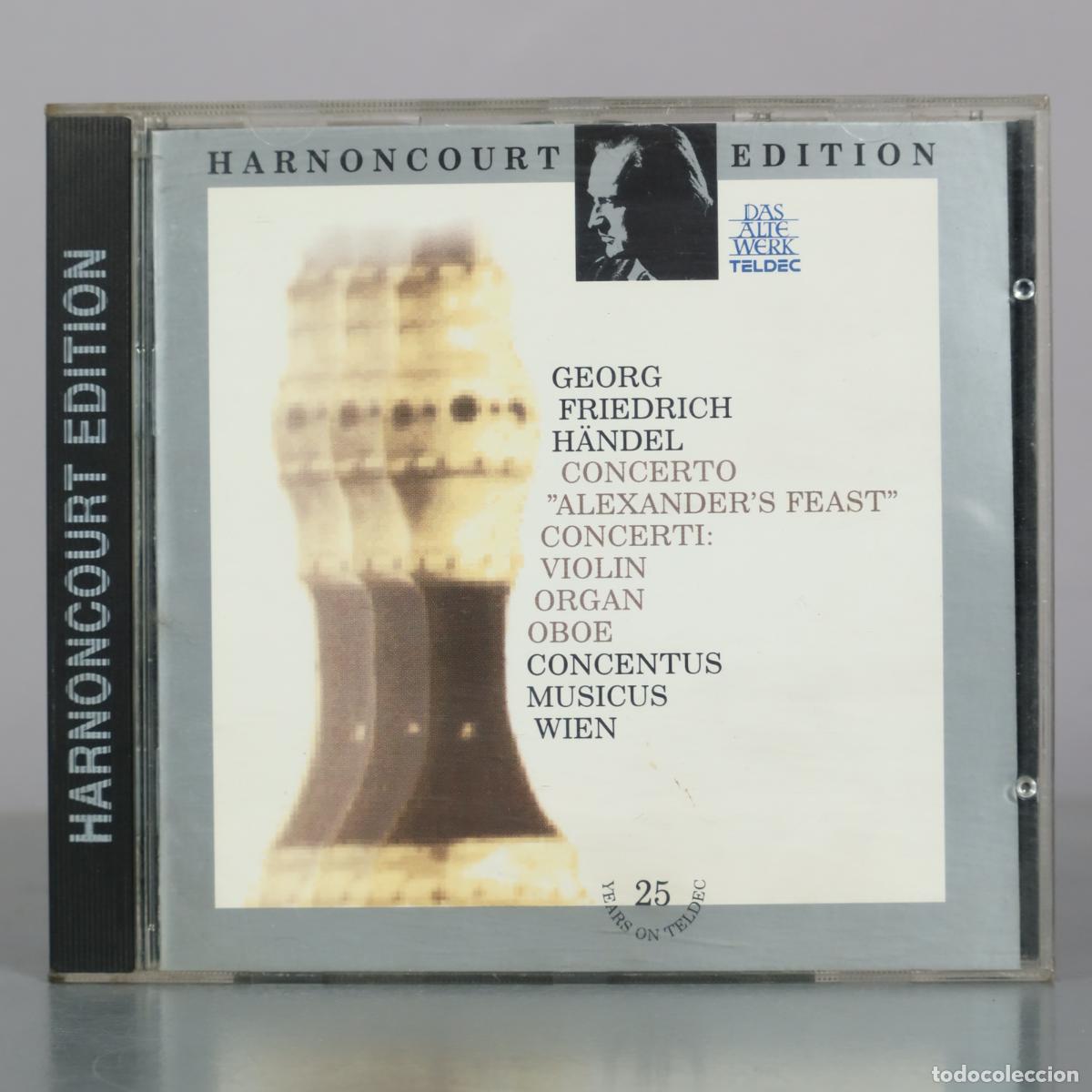 CDs de m&uacute;sica: CD. Georg Friedrich H&auml;ndel - Concerto Alexander's Feast - Concentus Musicus Wien - Nikolaus